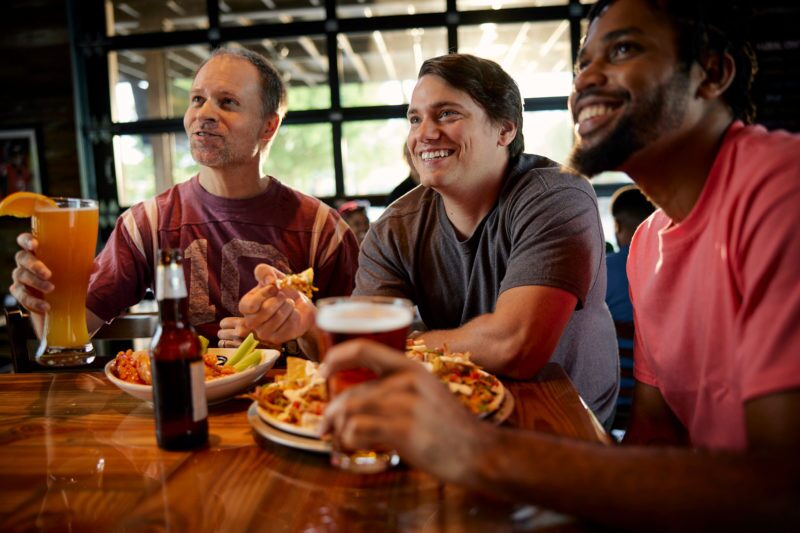 Miller's Ale House patrons at sports bar